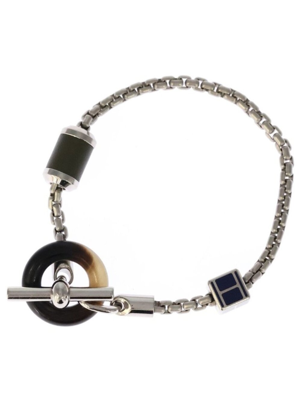 Hermes Merimelo Bracelet Silver Metal Blue